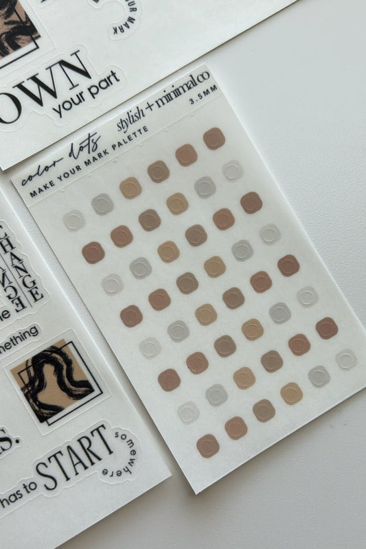 make your mark palette dots 3.5mm