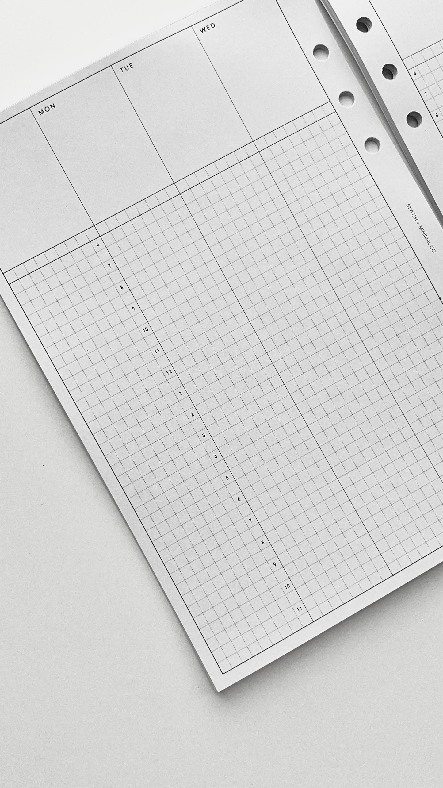 Compact Grid Weekly UNDATED W008