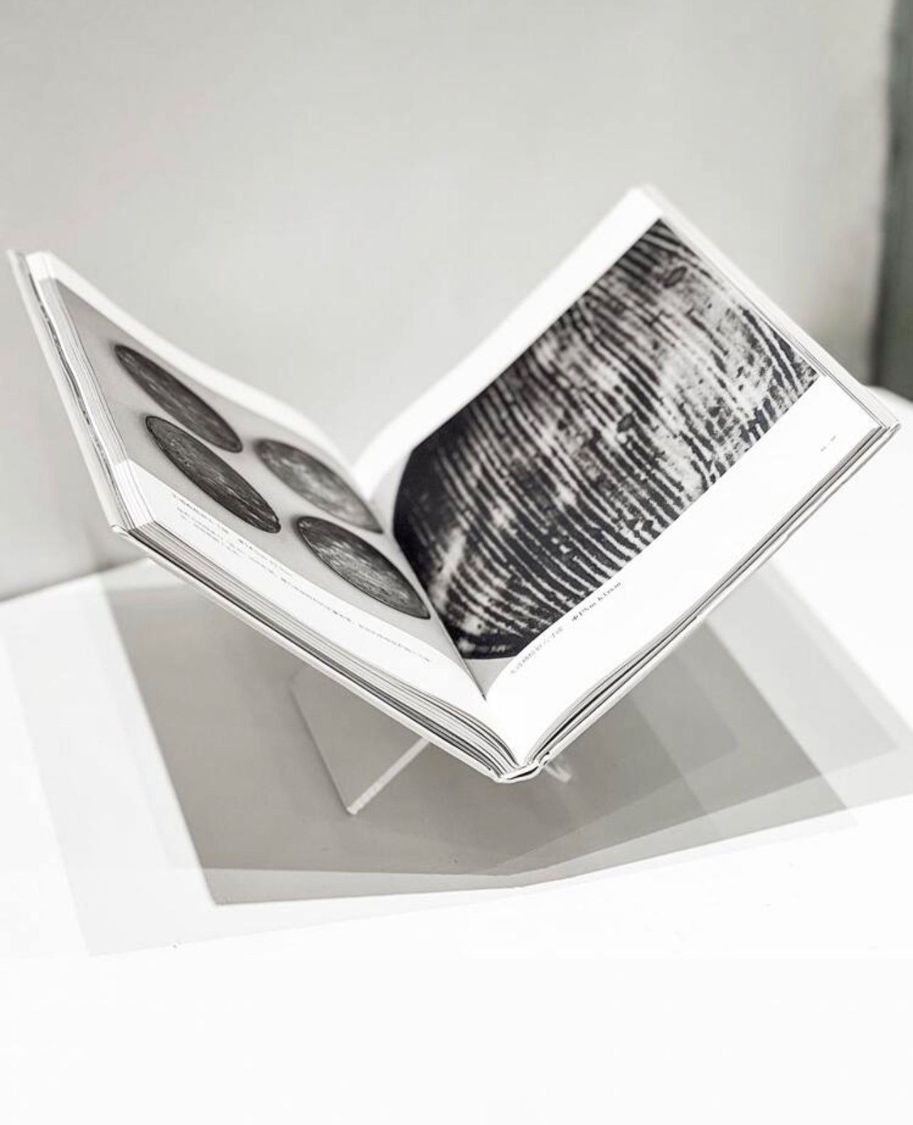 acrylic book/magazine display stand