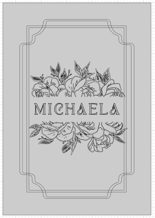 LUXE personalized name etched dashboard (THICCC 0.02")