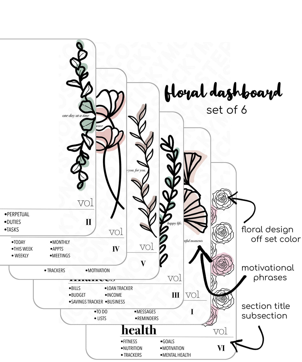 set-of-6-floral-minimal-art-dashboards-vellum-decorative-simplisti