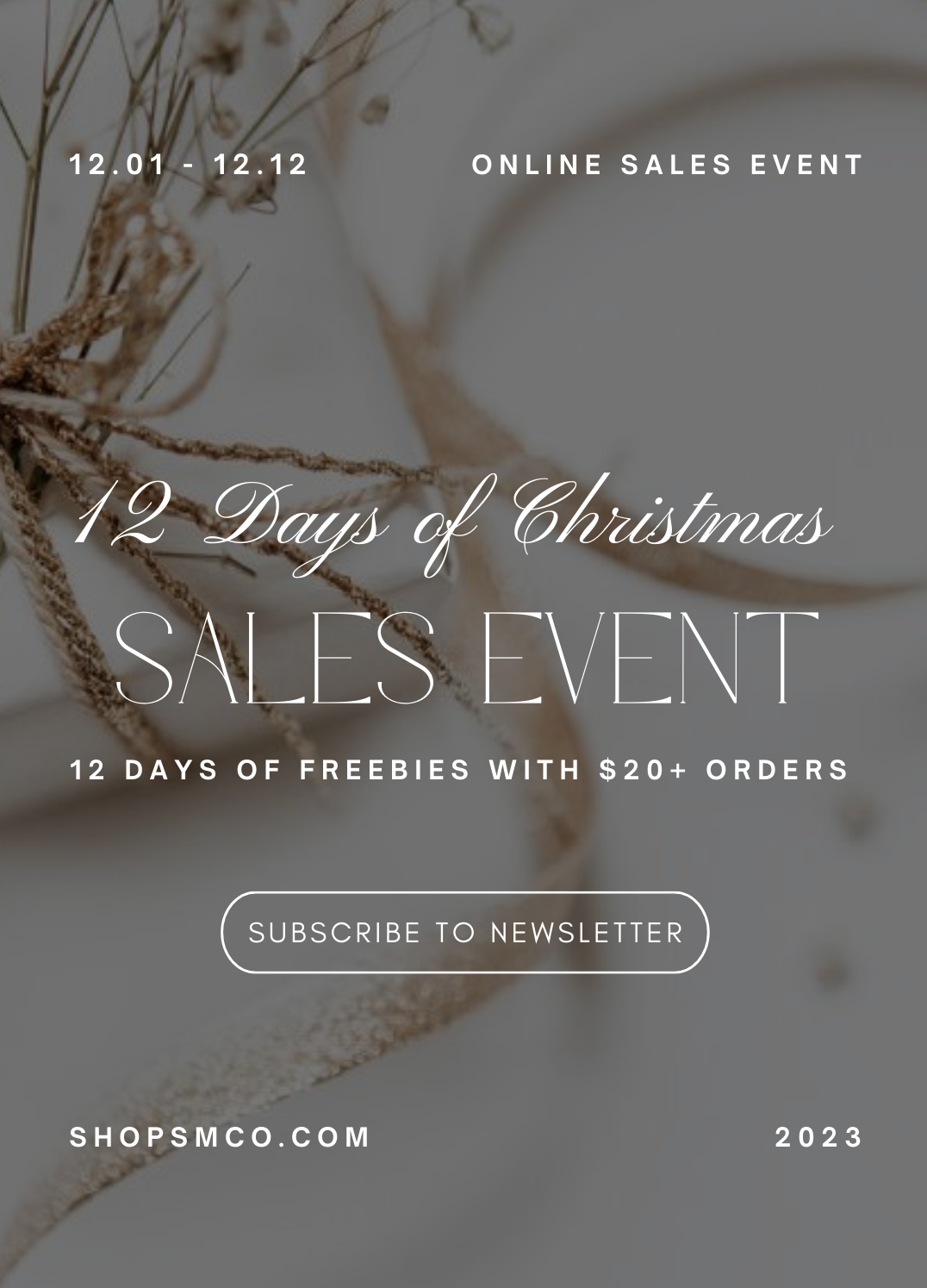 12 Days of Christmas Sale