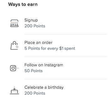 Loyalty Rewards | click gift box icon