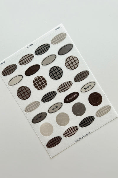 pathways shapes sticker sheet| June kit