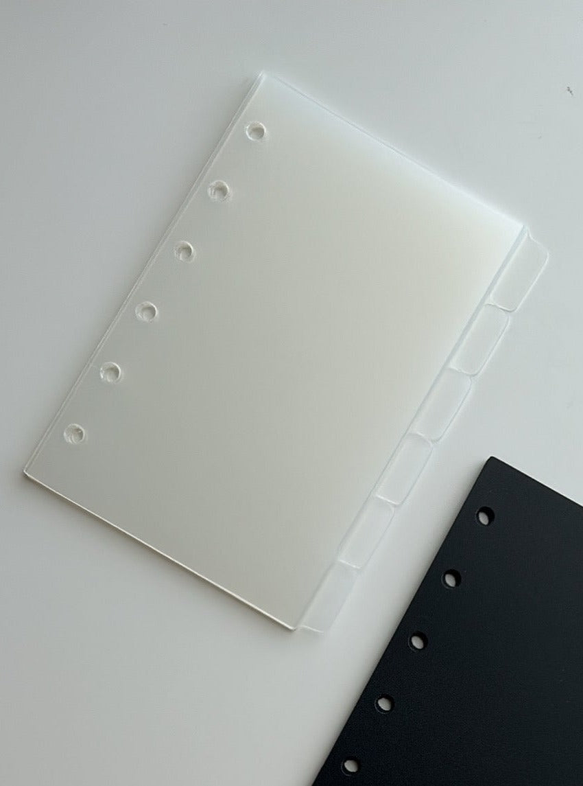 Frosted premium 6 side divider set - blank