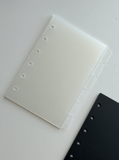 Frosted premium 6 side divider set - blank