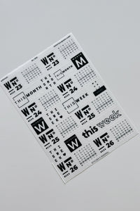 dated washi | month specific