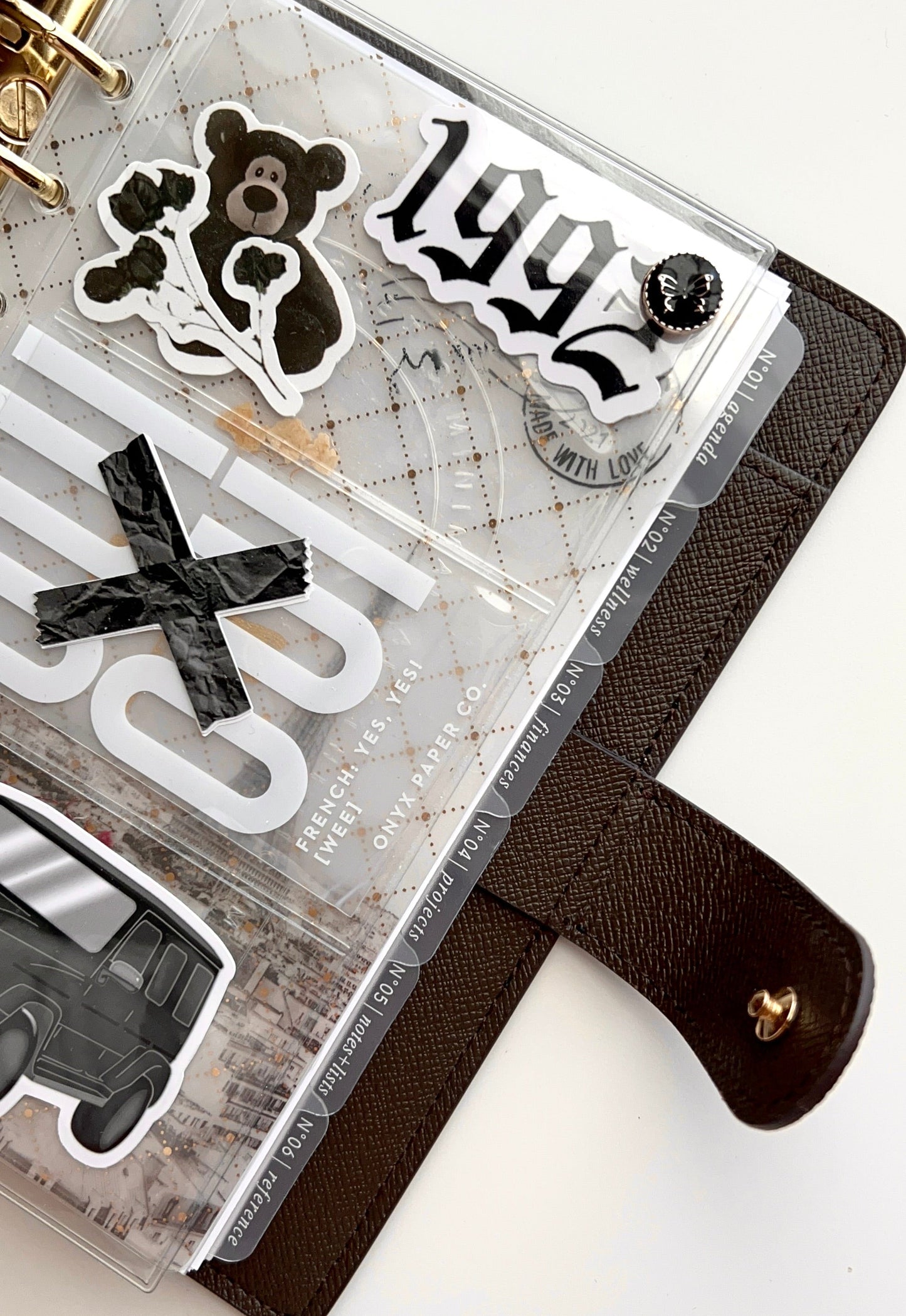 FCC/PE card holder PVC dash