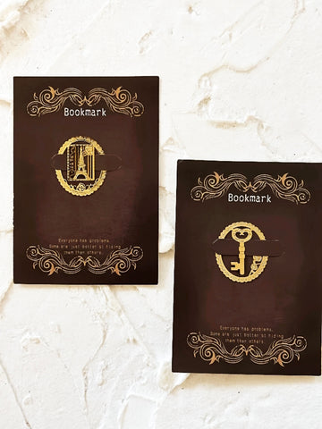 Gold journal bookmark