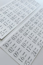 editorial dated daily stickers (365)