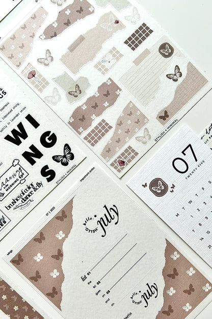 wings 8 sheet kit | July kit