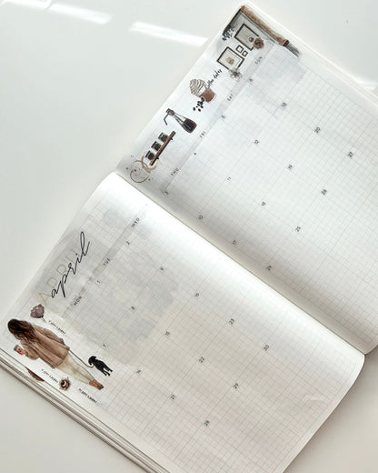 365 calendar numbers - 4mm squares