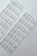 editorial dated daily stickers (365)