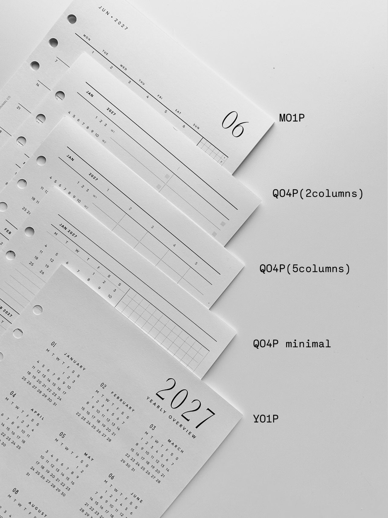 2027 Yr Qr Mth Bundle
