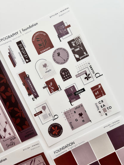 branding stickers sticker sheet