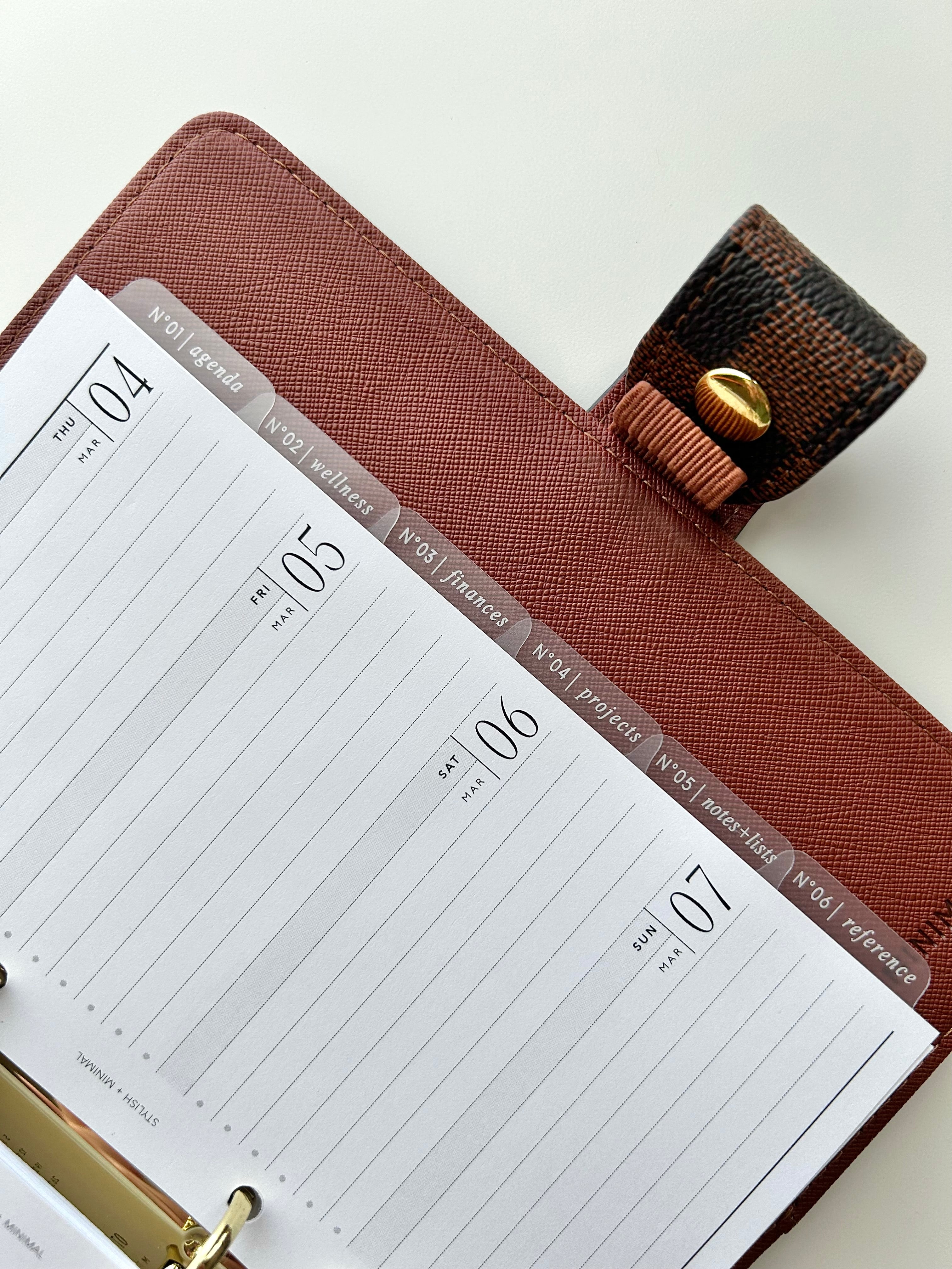 A5 coffee planner -20mm rings