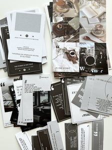 modern editorial ephemera sticker pack