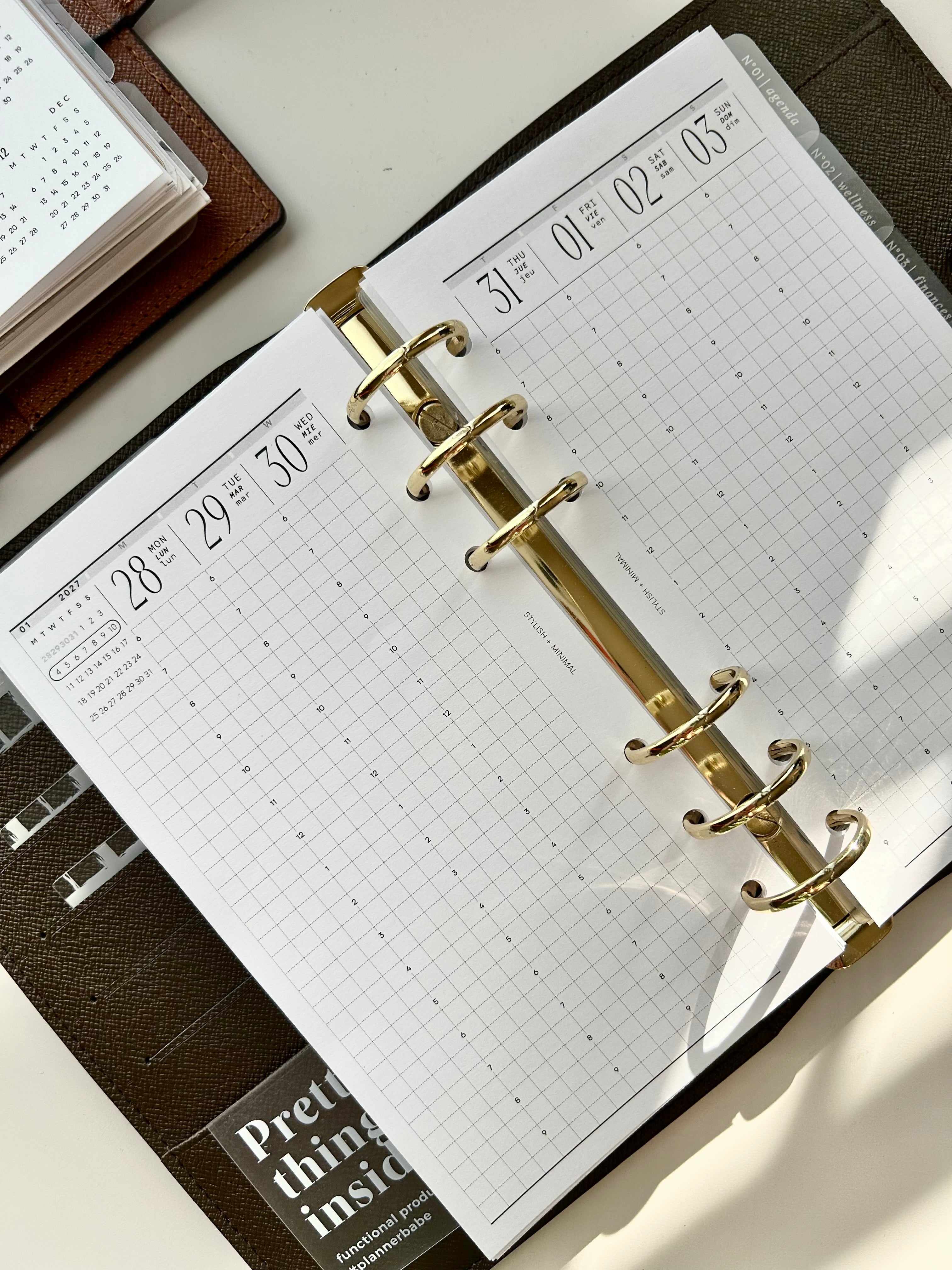 2027 Vertical Schedule Weeklies WO2P - A5 PE