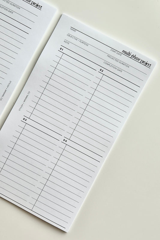 multi phase project Printed Inserts