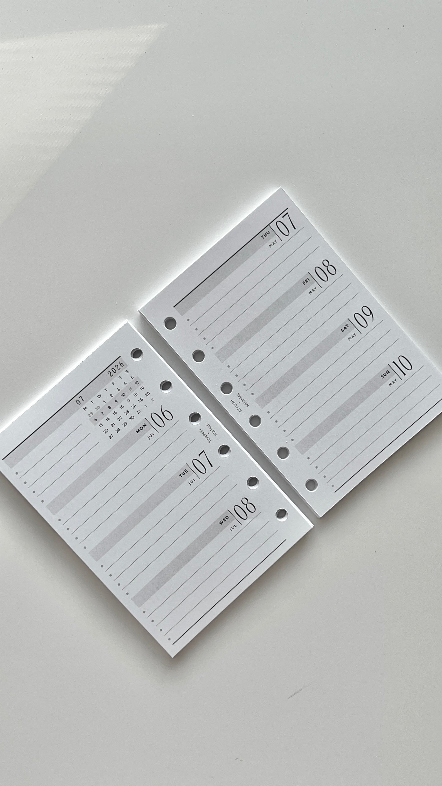 2026 Weekly Agenda WO2P - Pocket + Personal rings