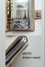 GLITCH beige caviar/suede PE/FCC planner - ALL SALES ARE FINAL