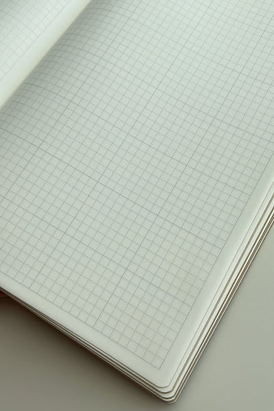 A5 nested grid notebook -Tomoe River Paper