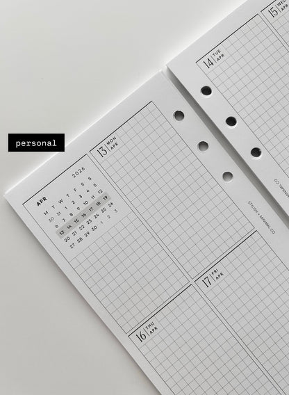2026 quadrant grid weekly WO2P
