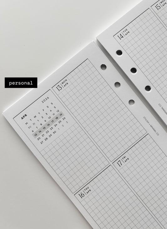 2026 quadrant grid weekly WO2P