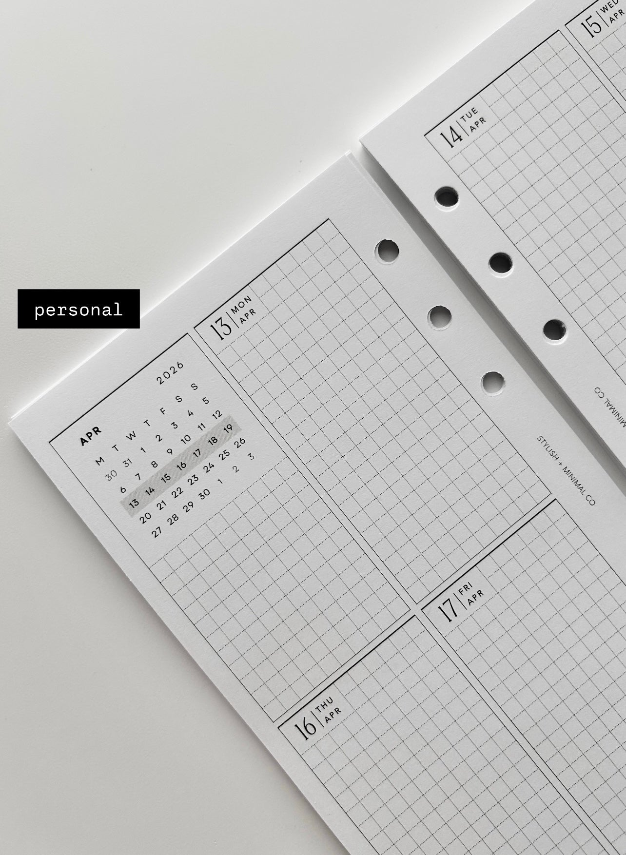 2026 quadrant grid weekly WO2P