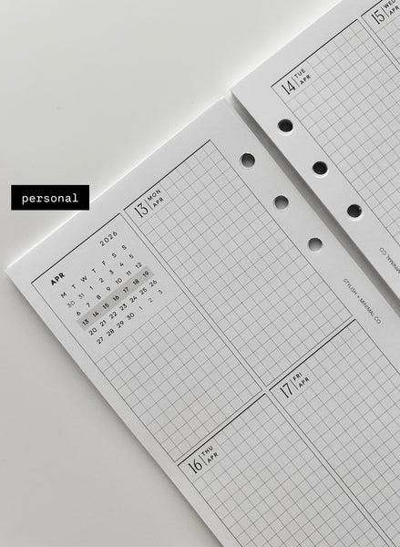 2026 quadrant grid weekly WO2P