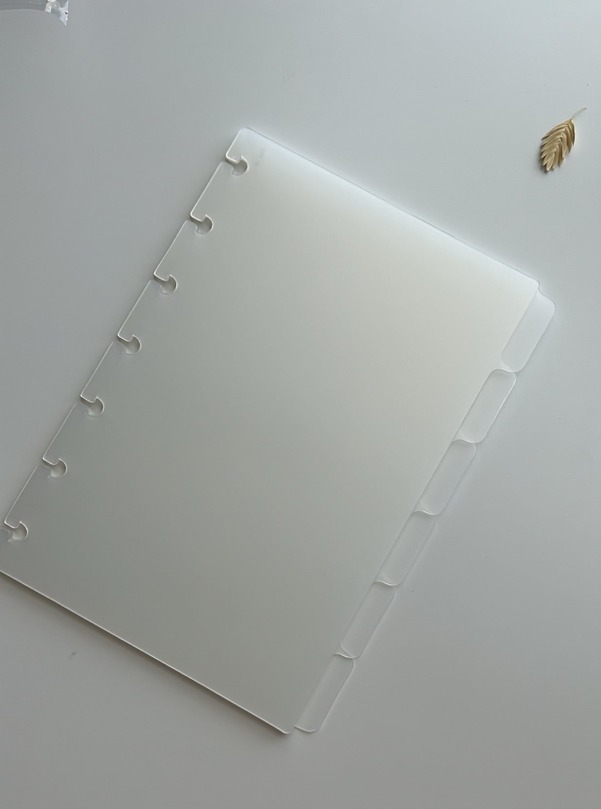 Frosted premium 6 side divider set - blank