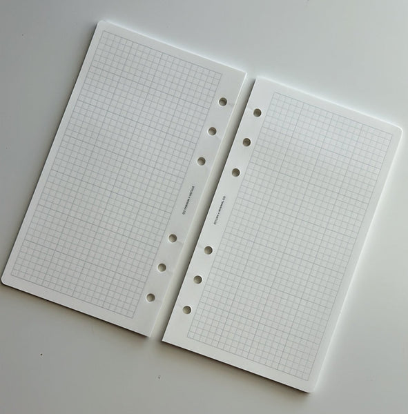 PE personal size grid loose leaf Tomoe River Paper