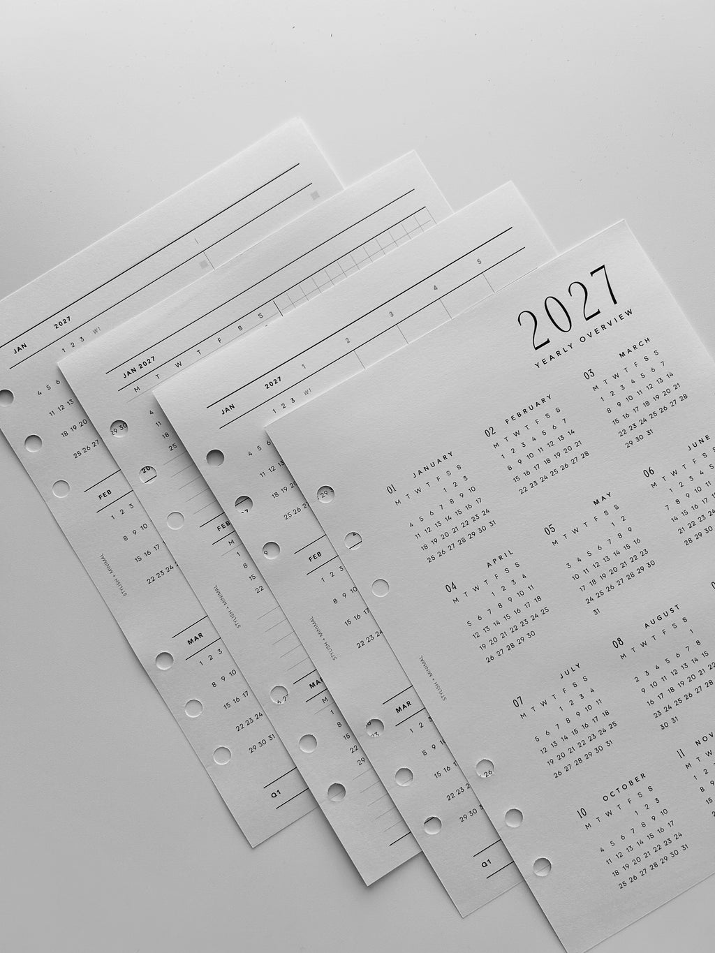 2027 Yr Qr Mth Bundle