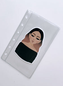 PO A7 PVC card/pagemarker dash