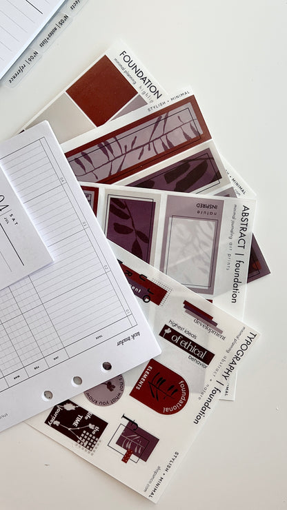 foundation sticker kit - 8 sheet sep kit