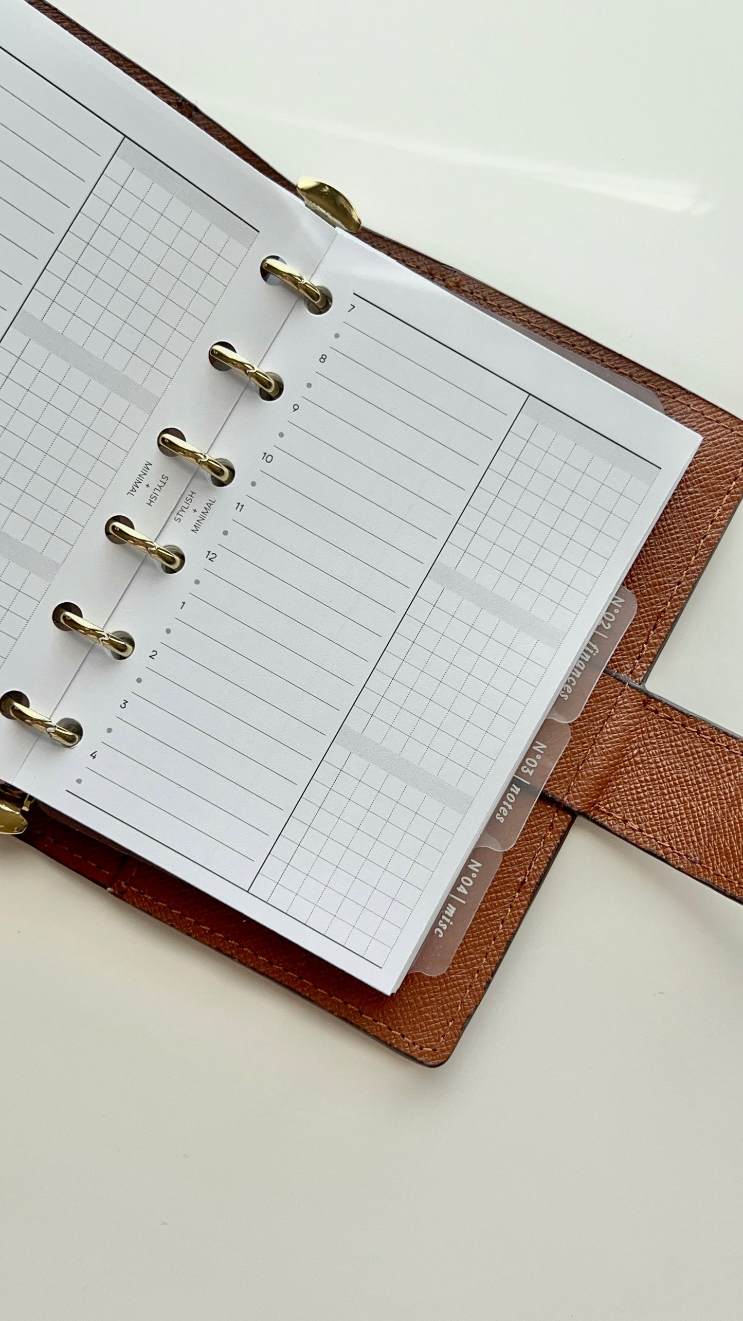 N°06 frosted side divider set - white EDC version