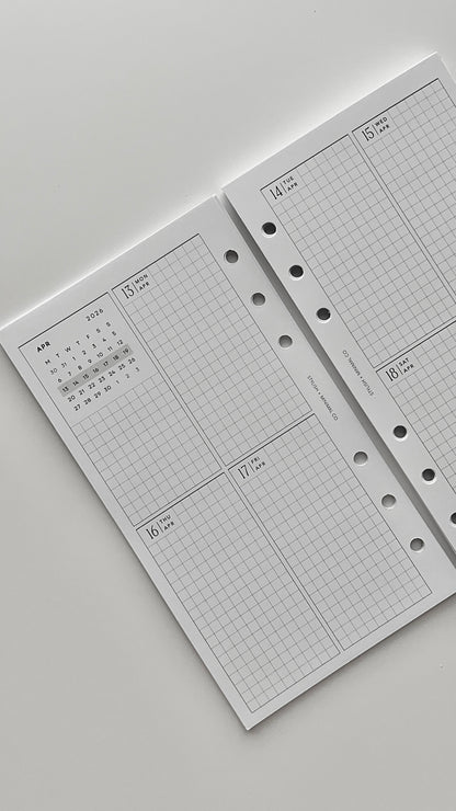2026 quadrant grid weekly WO2P