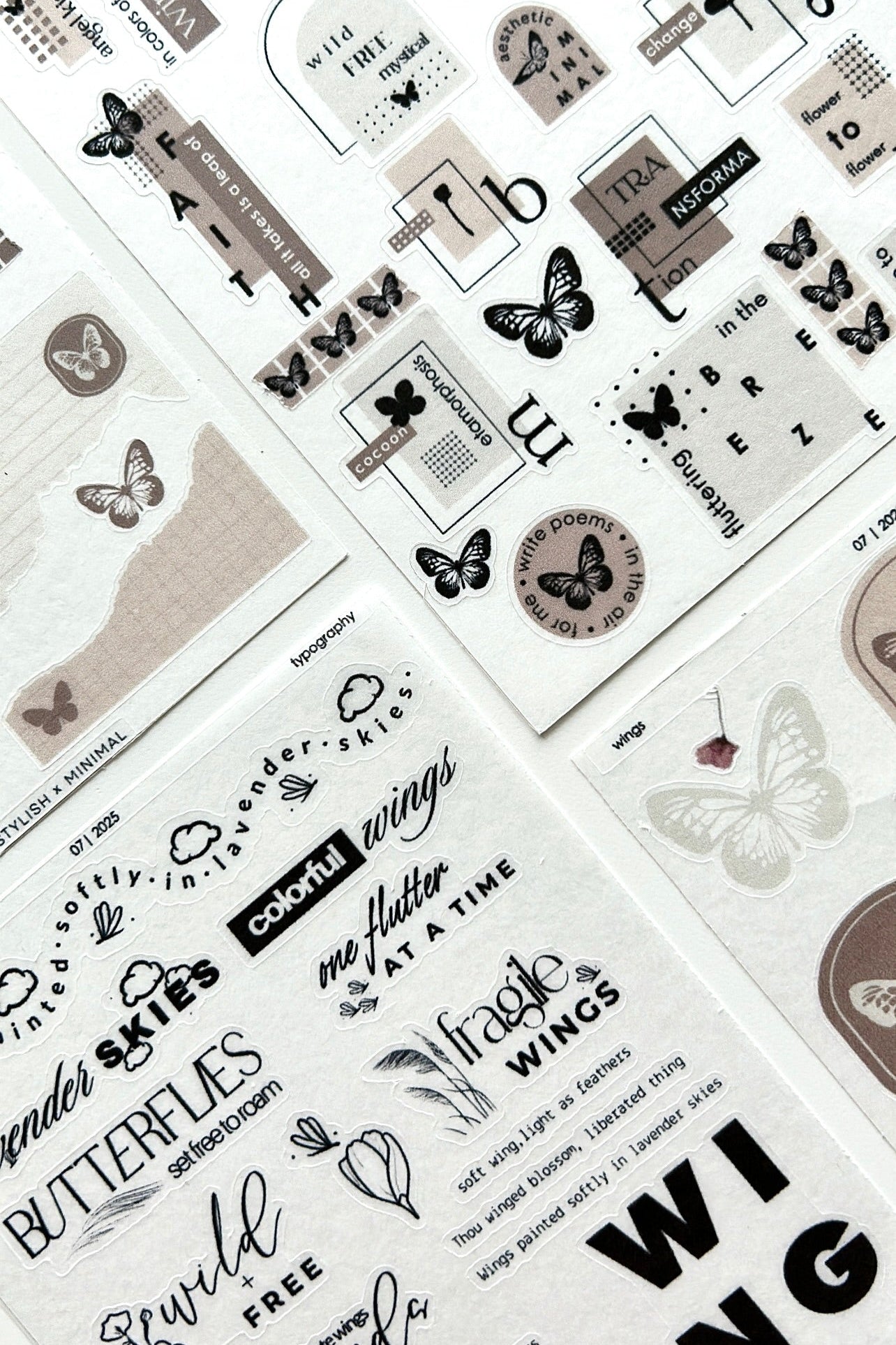 wings 8 sheet kit | July kit