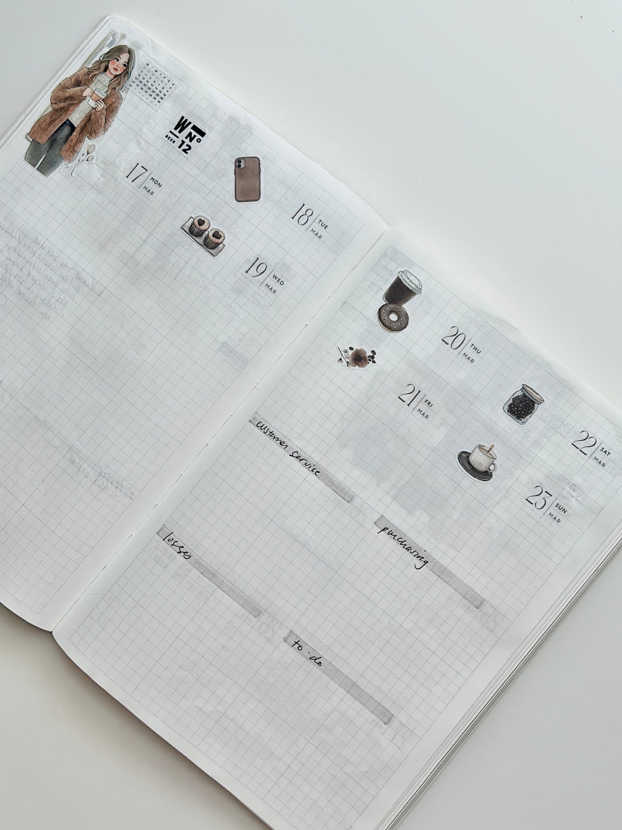 editorial dated daily stickers (365)