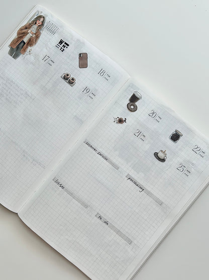 editorial dated daily stickers (365)