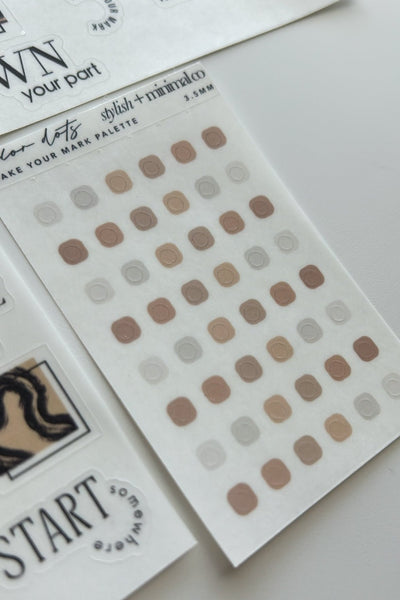 make your mark palette dots 3.5mm