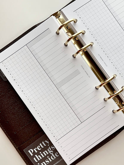 Multifunctional UNdated Daily Printed Inserts - D02