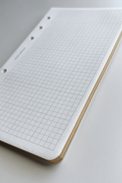 PE personal size grid loose leaf Tomoe River Paper