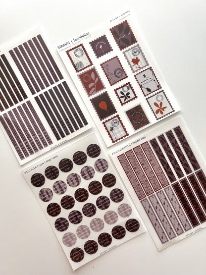foundation sticker kit - 8 sheet sep kit