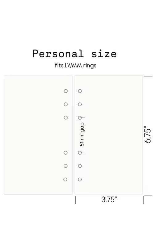 2027 Grid Weekly Agenda WO2P - Pocket + Personal rings