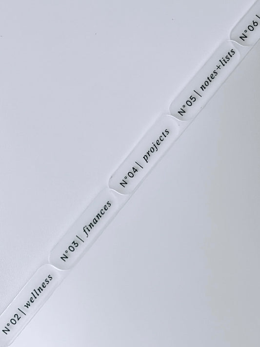 N°06 frosted side divider set - black EDC version