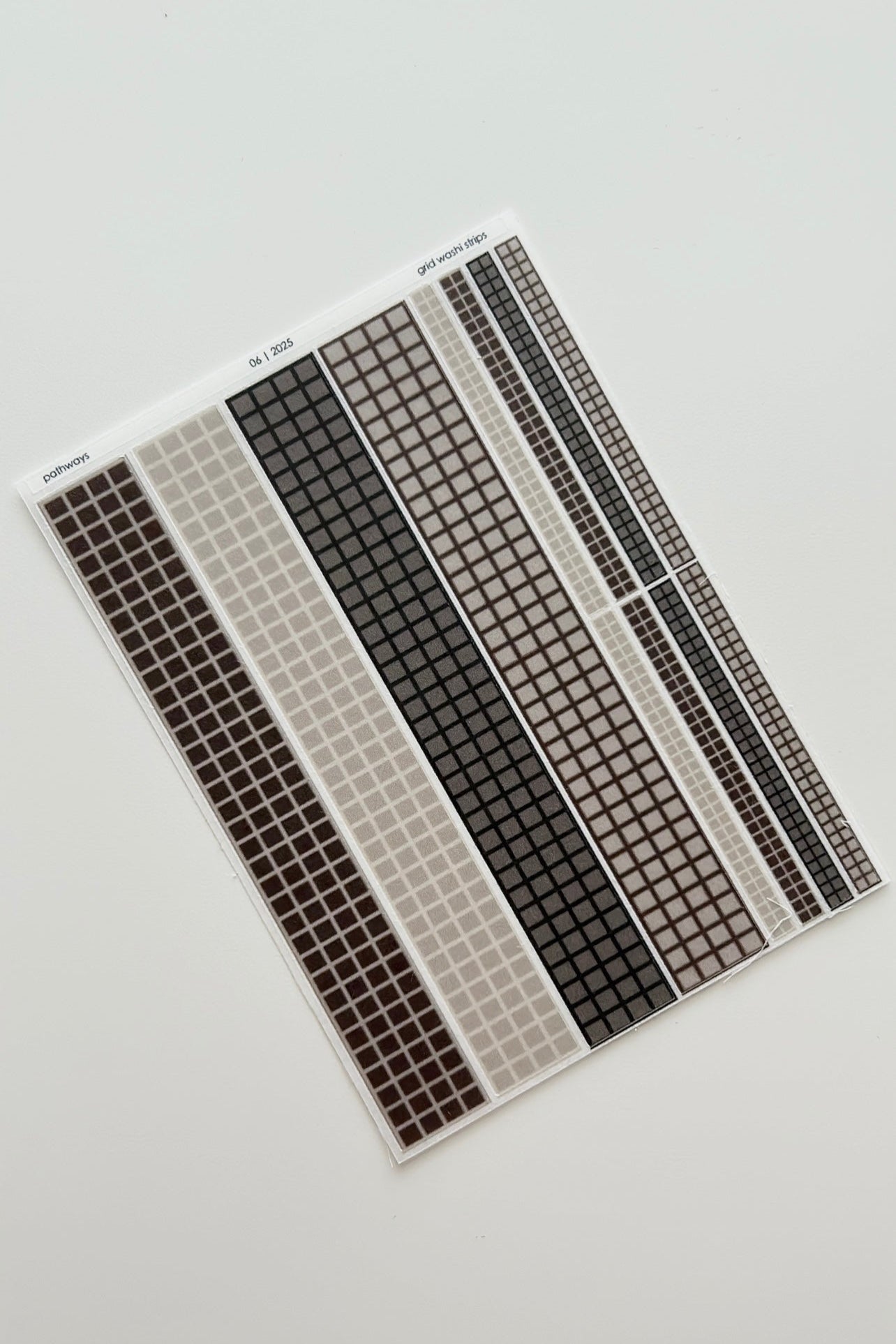 pathways grid washi strips | June Kit
