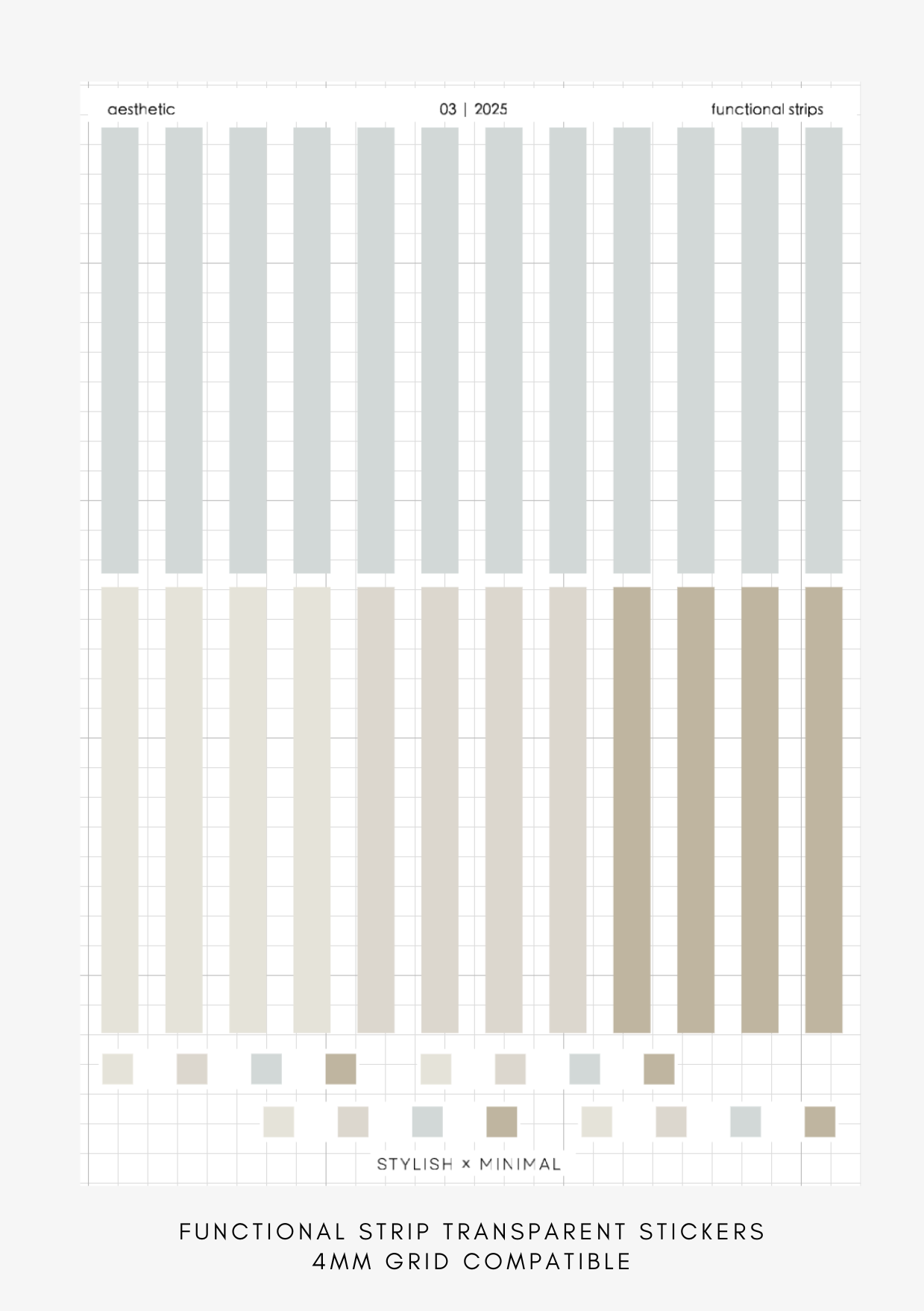 functional strips sheet | march kit