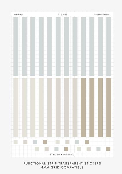 functional strips sheet | march kit