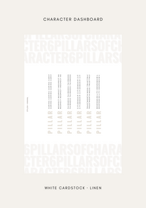 character dashboard